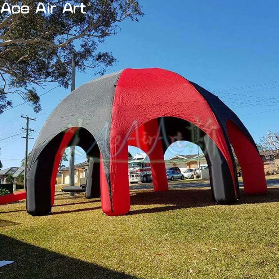 Creative 10m x5.5m H Red and Black Color Inflatable Spider Dome Event Party House Garage House for US.
Creative 10m x5.5m H Red and Black Color Inflatable Spider Dome Event Party House Garage House for US.