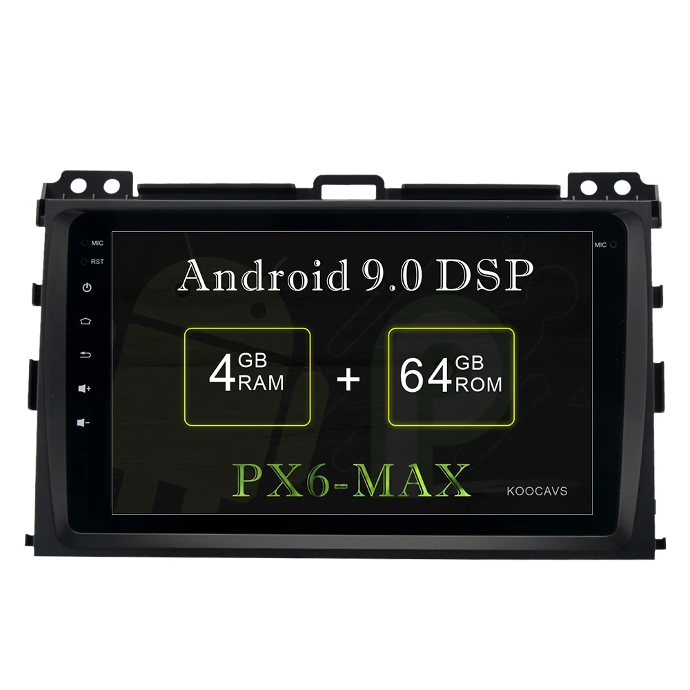 KOOCAVS 8 "IPS Android 9,0 автомобильный GPS-радиоплеер для Toyota Prado 120 2004-2009 с 4 Гб + 64 ГБ стерео мультимедиа головное устройство
KOOCAVS 8 "IPS Android 9,0 автомобильный GPS-радиоплеер для Toyota Prado 120 2004-2009 с 4 Гб + 64 ГБ стерео мультимедиа головное устройство