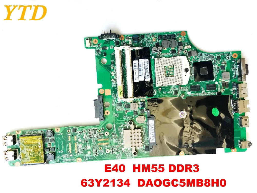 Original for Lenovo E40 laptop motherboard E40 HM55 DDR3 63Y2134 DAOGC5MB8H0 tested good free shipping
Original for Lenovo E40 laptop motherboard E40 HM55 DDR3 63Y2134 DAOGC5MB8H0 tested good free shipping