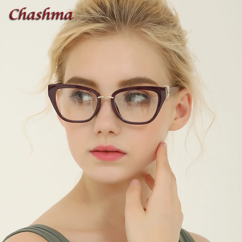 Fashion Cat Eye Women Glasses Frame Wine Red Diamond Eyewear with Rhinestone Optical Spectacles for Prescription Lenses
Fashion Cat Eye Women Glasses Frame Wine Red Diamond Eyewear with Rhinestone Optical Spectacles for Prescription Lenses