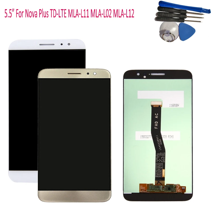С рамкой 5 ''для Huawei Nova plus MLA L01 L11 L02 L03 L12 ЖК дисплей Дисплей Сенсорный экран