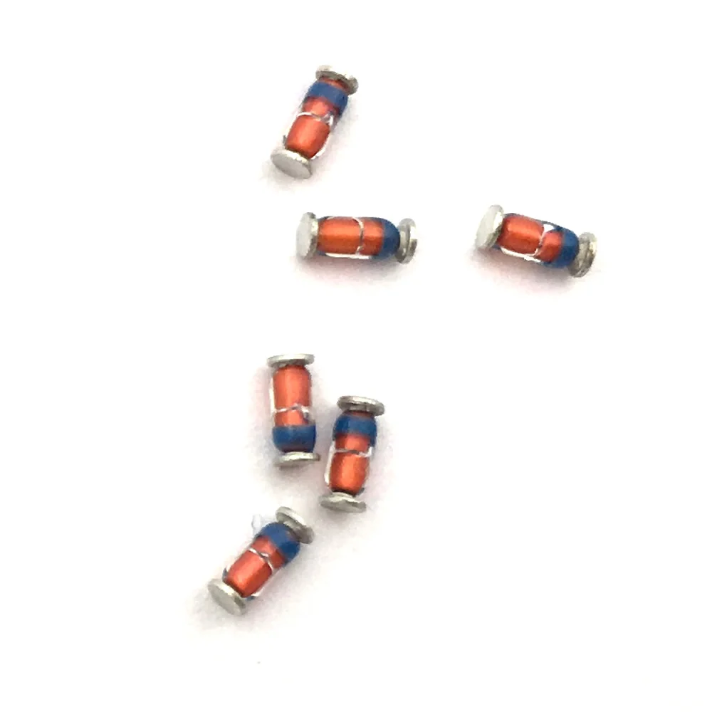 Фото MCIGICM 100PCS LL4148 LL 34 1N4148 IN4148 smd High speed switching diodes 75V 150MA MINI MELF sod80|switching diode|in4148 smd1n4148 diode |