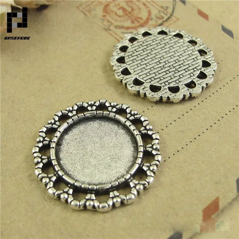 BASEHOME 10pcs/lot Antique Bronze/Silver Pendant Settings Bezel Trays Fit 16mm Glass Cabochon DIY Necklace Basic Jewelry Finding
BASEHOME 10pcs/lot Antique Bronze/Silver Pendant Settings Bezel Trays Fit 16mm Glass Cabochon DIY Necklace Basic Jewelry Finding