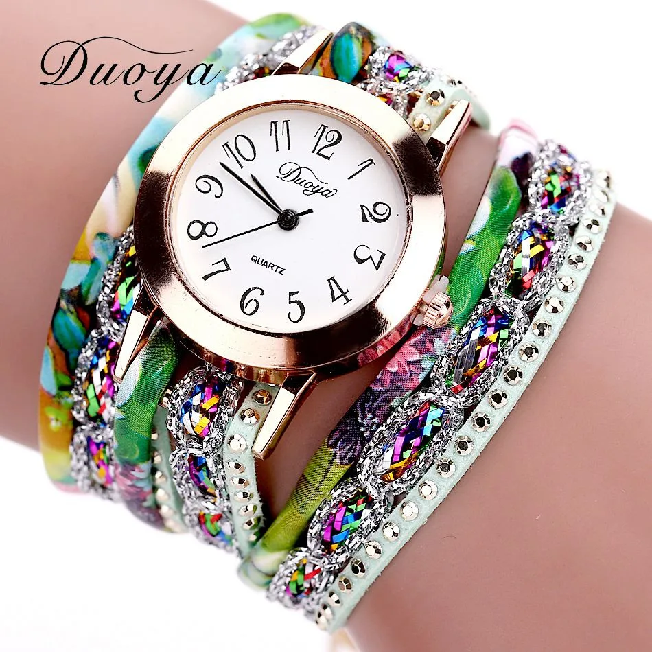 Watches Women Popular Quartz Watch Luxury Bracelet Flower Gemstone Wristwatch reloj para mujeres montre pour les femmes A50
Watches Women Popular Quartz Watch Luxury Bracelet Flower Gemstone Wristwatch reloj para mujeres montre pour les femmes A50