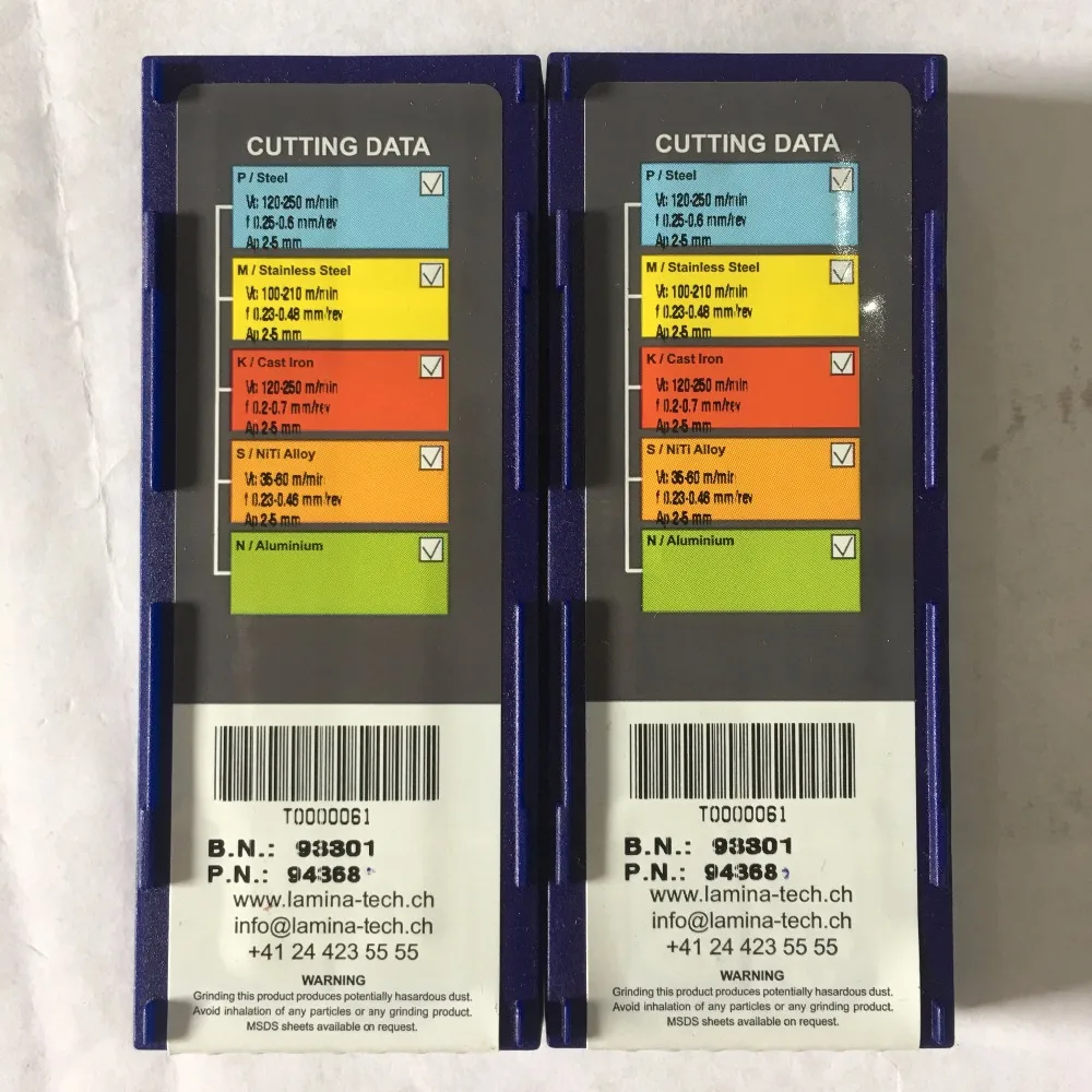 CNMG120412-NN LT10 100% Original LAMINA carbide insert with the best quality 10pcs/lot free shipping
CNMG120412-NN LT10 100% Original LAMINA carbide insert with the best quality 10pcs/lot free shipping