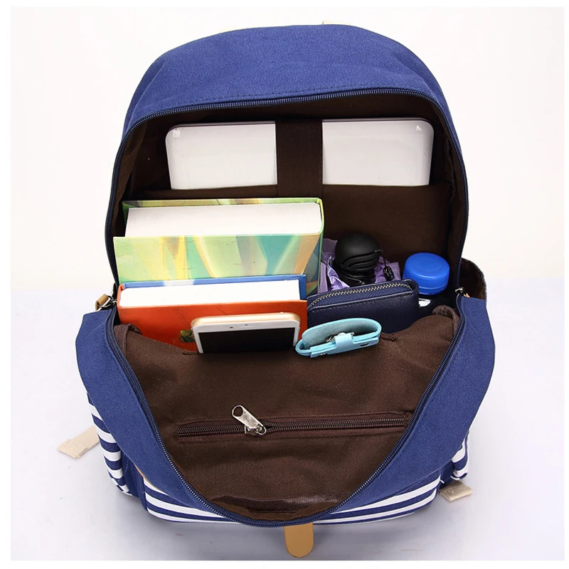 BENVICHED 2021 new fashion shoulder bag female stripe canvas leisure college wind travel backpack student bag three sets R363
BENVICHED 2021 new fashion shoulder bag female stripe canvas leisure college wind travel backpack student bag three sets R363