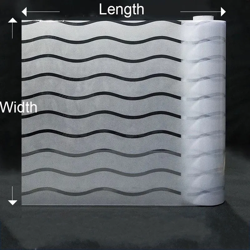 45/60*500cm Wavy Stripe Window Cover Film Glass Sticker Frosted Static bedroom Office door Glue-free Home Decorative Vinyl Film
45/60*500cm Wavy Stripe Window Cover Film Glass Sticker Frosted Static bedroom Office door Glue-free Home Decorative Vinyl Film