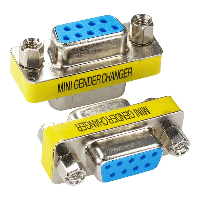 New Hot New RS232 9 Pin Female / Female Gender Changer Adapter DB9 Serial M-F Extender Connector Converter Coupler 99
New Hot New RS232 9 Pin Female / Female Gender Changer Adapter DB9 Serial M-F Extender Connector Converter Coupler 99