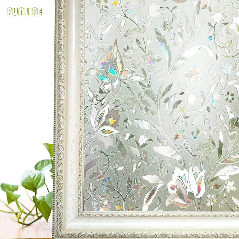 Rainbow Effect Tulip Flower Decorative Window Film 3D Static Privacy Self Adhesive Glass Stickers for UV Blocking Heat Control
Rainbow Effect Tulip Flower Decorative Window Film 3D Static Privacy Self Adhesive Glass Stickers for UV Blocking Heat Control