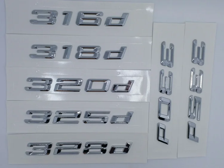 Автостайлинг 320d328d 330d335d Автомобильная эмблема наклейка с буквами заднего Номера