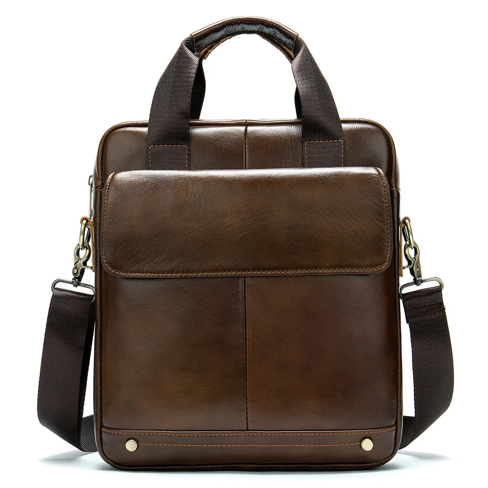 Vintage Business Handbag Brown Waterproof Genuine Cow Leather Men Bags Cowhide Upper Messenger Bag Shoulder & Handbags (MLT8579)
Vintage Business Handbag Brown Waterproof Genuine Cow Leather Men Bags Cowhide Upper Messenger Bag Shoulder & Handbags (MLT8579)