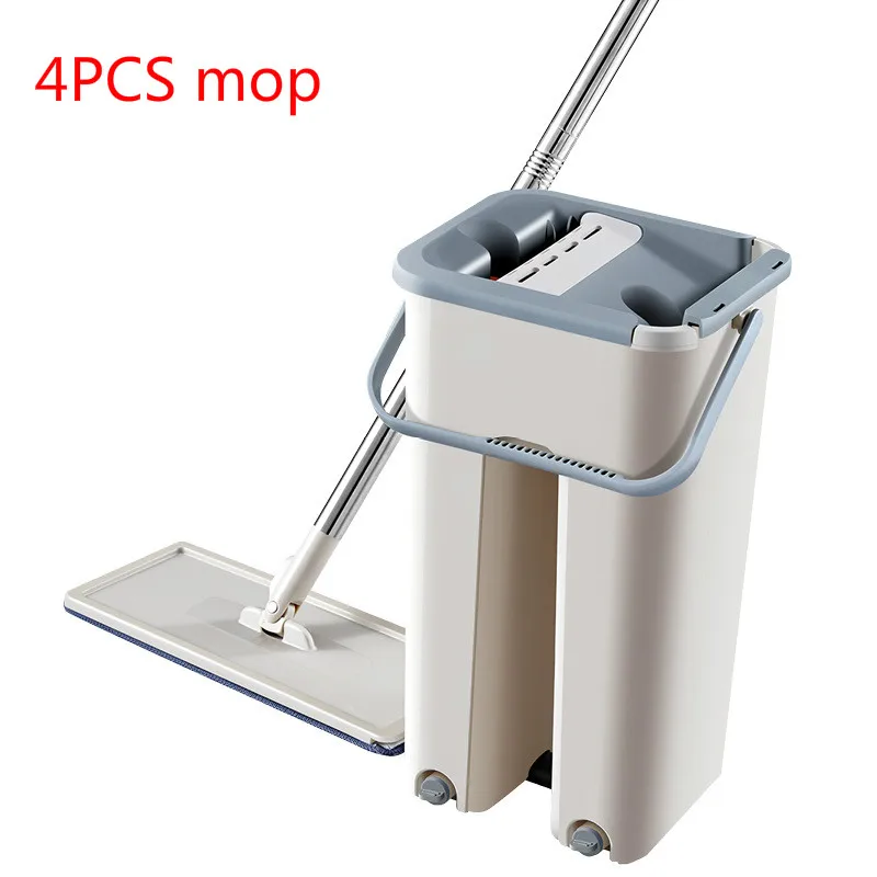 Bucket mop 4PCS replacement mop cloth kitchen floor cleaner creative lazy hand-free wash flat mop microfiber mop WF625212
Bucket mop 4PCS replacement mop cloth kitchen floor cleaner creative lazy hand-free wash flat mop microfiber mop WF625212