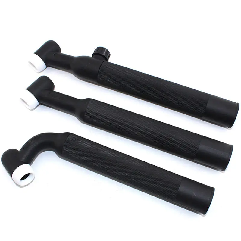 Tig Welding Torch Black Flexible Head Body Nozzle Gas Cooled Torch 26 Series Welding Accessories Welding Torch WP-26F WP-26V
Tig Welding Torch Black Flexible Head Body Nozzle Gas Cooled Torch 26 Series Welding Accessories Welding Torch WP-26F WP-26V