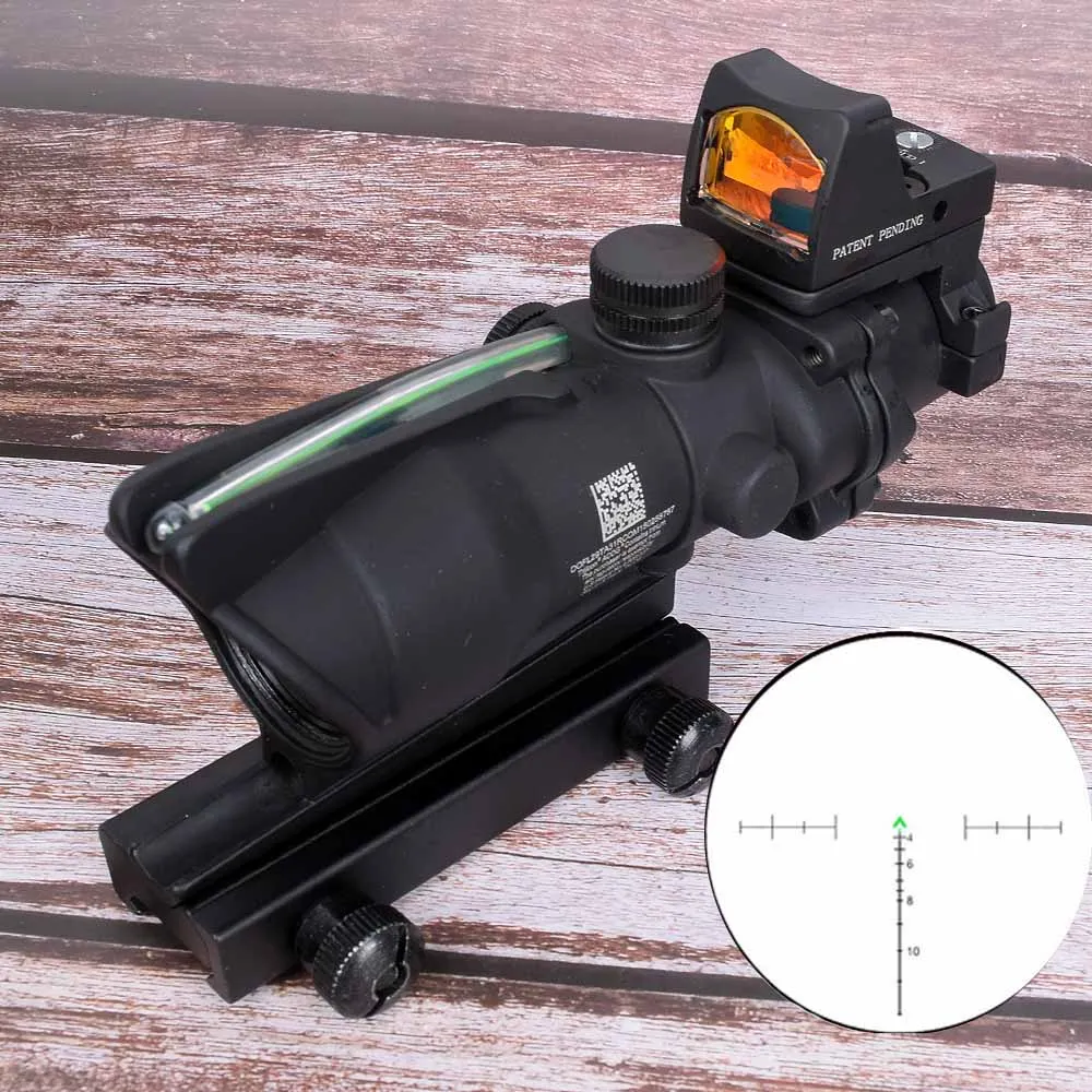 Оптический прицел Hunt sight 4x32, оптический прицел Cahevron, сетка, волоконно-зеленая, красная, оптический прицел с Rmr Mini Red Dot Sight
Оптический прицел Hunt sight 4x32, оптический прицел Cahevron, сетка, волоконно-зеленая, красная, оптический прицел с Rmr Mini Red Dot Sight