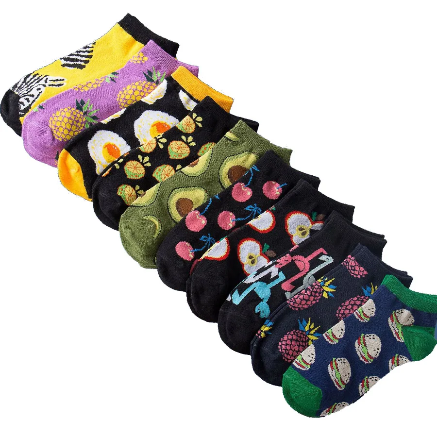 harajuku happy cotton colorful women socks fruit pineapple avocado novelty socks funny crazy egg food art socks street short sox
harajuku happy cotton colorful women socks fruit pineapple avocado novelty socks funny crazy egg food art socks street short sox