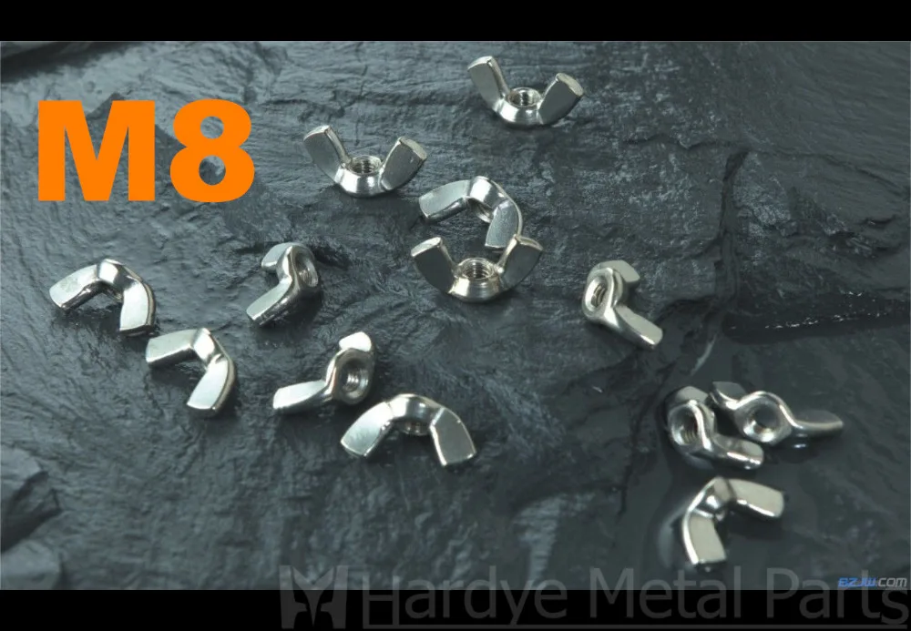 100pcs/lot DIN315 M8 Stainless steel wing nut (forged square wing/american stype)
100pcs/lot DIN315 M8 Stainless steel wing nut (forged square wing/american stype)