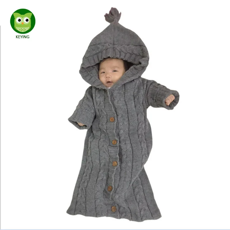 KEYING Baby Sleeping Bag Warm Knit Sleepsack Winter 0-12 Months Newborn Toddler Infant Knitted Sleeping Sacks Stroller Wrap
KEYING Baby Sleeping Bag Warm Knit Sleepsack Winter 0-12 Months Newborn Toddler Infant Knitted Sleeping Sacks Stroller Wrap