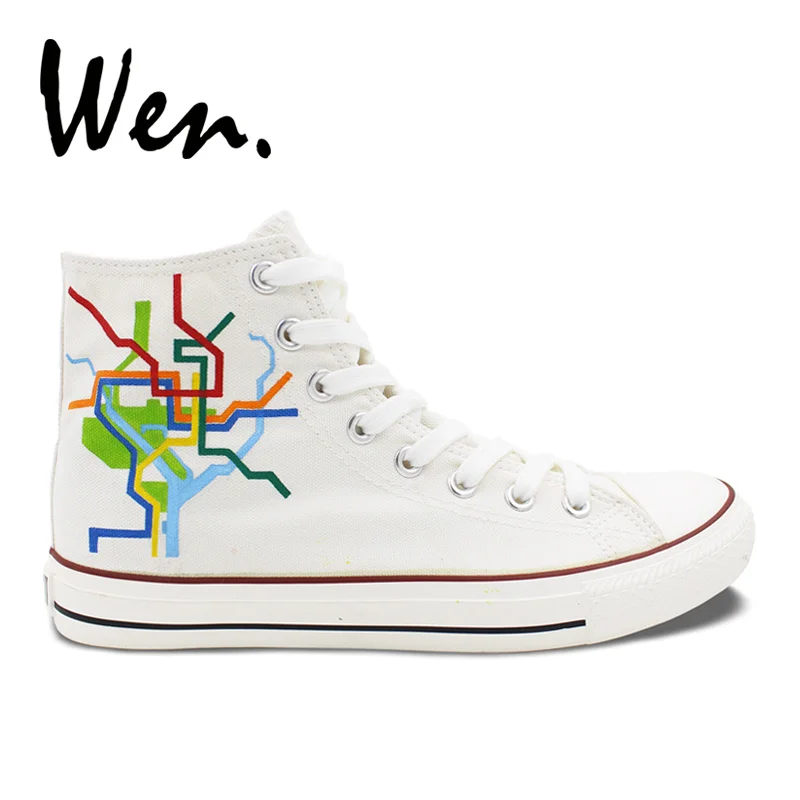 Wen Original Hand Painted Shoes Design Custom Washington City Map Unisex High Top Canvas Sneakers for Christmas Gifts
Wen Original Hand Painted Shoes Design Custom Washington City Map Unisex High Top Canvas Sneakers for Christmas Gifts