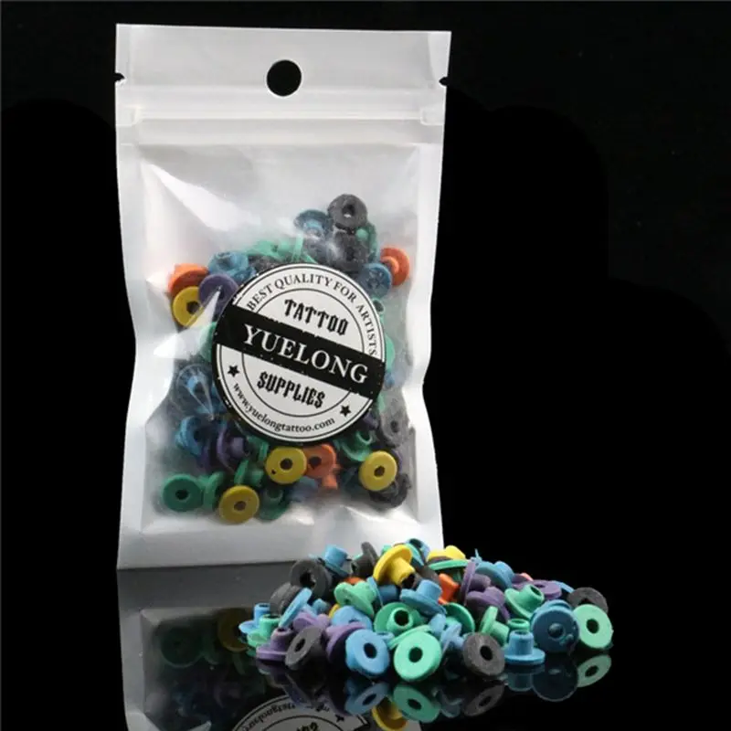 High Quality 200pcs Mixed Color Silicone Rubber Needle Pad For Tattoo Machine Kit Tattoo Accesories Supply Free Shipping
High Quality 200pcs Mixed Color Silicone Rubber Needle Pad For Tattoo Machine Kit Tattoo Accesories Supply Free Shipping