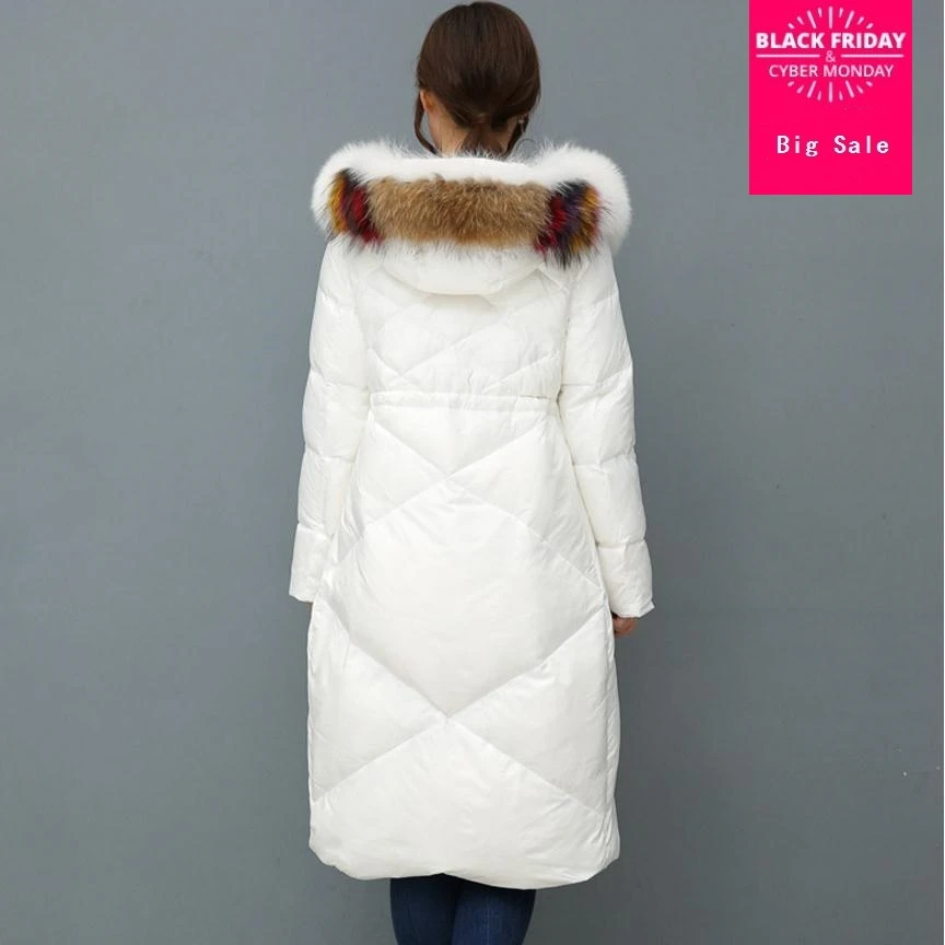 90% duck down jacket 2019 winter women's new luxury long thicked colorful real fur collar down jacket keep wramwj1246
90% duck down jacket 2019 winter women's new luxury long thicked colorful real fur collar down jacket keep wramwj1246