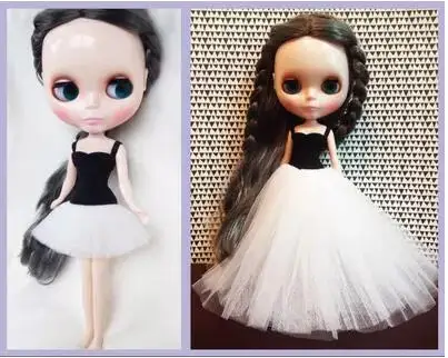 1/6 модное платье для куклы Blyth, белый, черный, самодельная одежда, балетное платье для 1/6 кукол Blyth, аксессуары для кукол 30 см, пуллип, игрушка д...
1/6 модное платье для куклы Blyth, белый, черный, самодельная одежда, балетное платье для 1/6 кукол Blyth, аксессуары для кукол 30 см, пуллип, игрушка д...