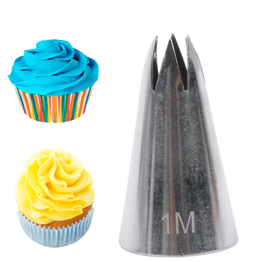 Stainless Steel Nozzle Open Star Tip Pastry Cookies Tools Icing Piping Nozzles Cake Decorating Cupcake Creates Drop Flower
Stainless Steel Nozzle Open Star Tip Pastry Cookies Tools Icing Piping Nozzles Cake Decorating Cupcake Creates Drop Flower