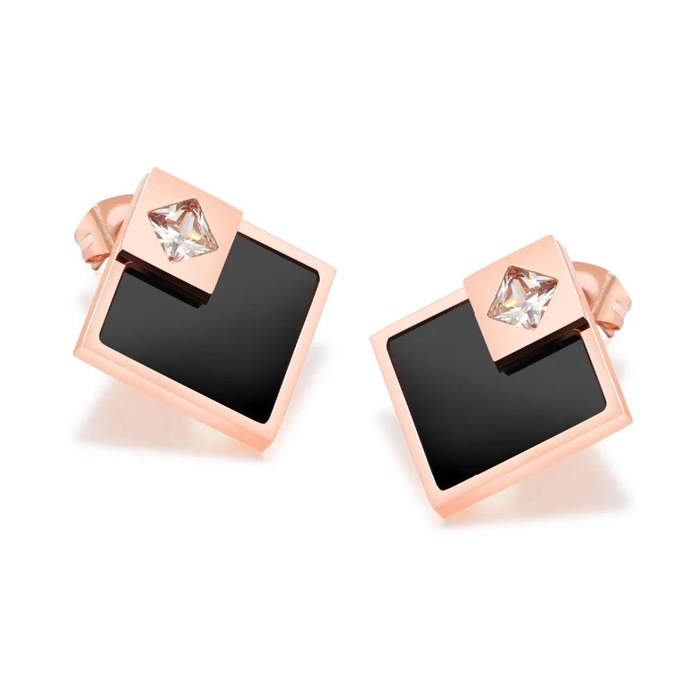 Female Stud Earrings Zircon Fashion Simple Joker Earrings Geometric Square Rhinestone Titanium Steel Earrings
Female Stud Earrings Zircon Fashion Simple Joker Earrings Geometric Square Rhinestone Titanium Steel Earrings