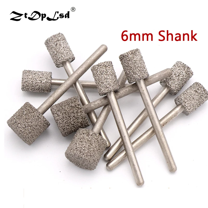 1PCS 3MM Shank Grit 46 Brazed Diamond Grinding Head Cylindrical For Jade Peeling Flat Jaw Stone Engraving Carving Tools Burrs
1PCS 3MM Shank Grit 46 Brazed Diamond Grinding Head Cylindrical For Jade Peeling Flat Jaw Stone Engraving Carving Tools Burrs