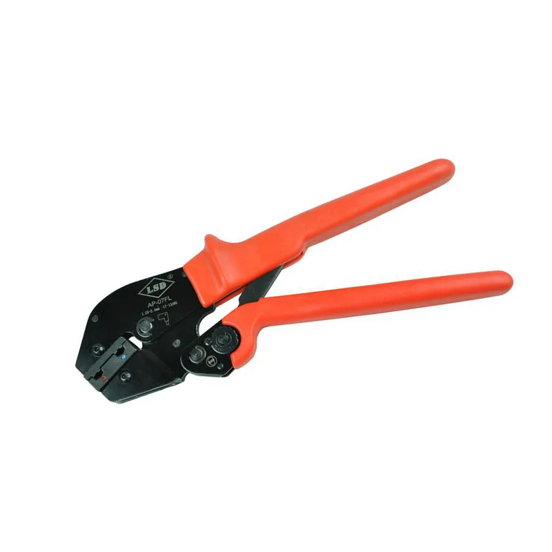 AP-07FL High Quality Hand Crimping Tools for Tab 90 flag terminals 1.25-2.5mm2 3-6AWG Ratchet Crimper pliers
AP-07FL High Quality Hand Crimping Tools for Tab 90 flag terminals 1.25-2.5mm2 3-6AWG Ratchet Crimper pliers