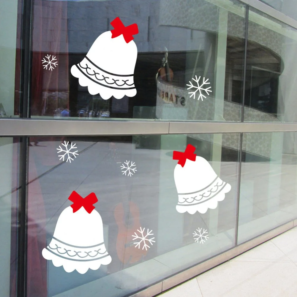 Art White Christmas snowflake bell Vinyl wall sticker Decals Window decor Decal Stickers DIY Removable Glass Wall Mural M-160
Art White Christmas snowflake bell Vinyl wall sticker Decals Window decor Decal Stickers DIY Removable Glass Wall Mural M-160
