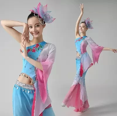 woman Jiangnan traditional sequined fan/yangko/umbrella dance clothing Embroidery Chinese folk dance
woman Jiangnan traditional sequined fan/yangko/umbrella dance clothing Embroidery Chinese folk dance