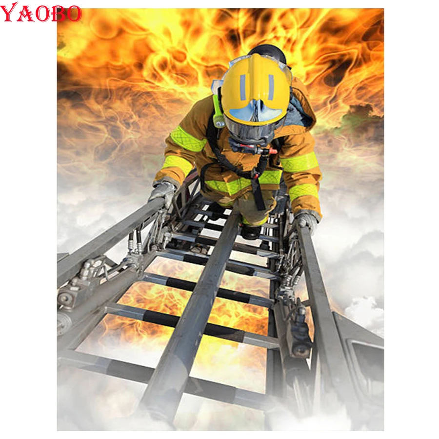 DIY 5d diamond painting cross stitch "Firefighters Fire" Full square/round diamond embroidery Full Display mosaic rhinestones
DIY 5d diamond painting cross stitch "Firefighters Fire" Full square/round diamond embroidery Full Display mosaic rhinestones
