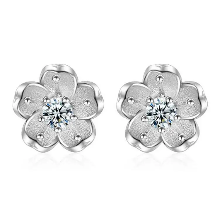 New arrival high quality fashion lovely flower 925 sterling silver ladies`stud earrings women jewelry birthday gift hot
New arrival high quality fashion lovely flower 925 sterling silver ladies`stud earrings women jewelry birthday gift hot