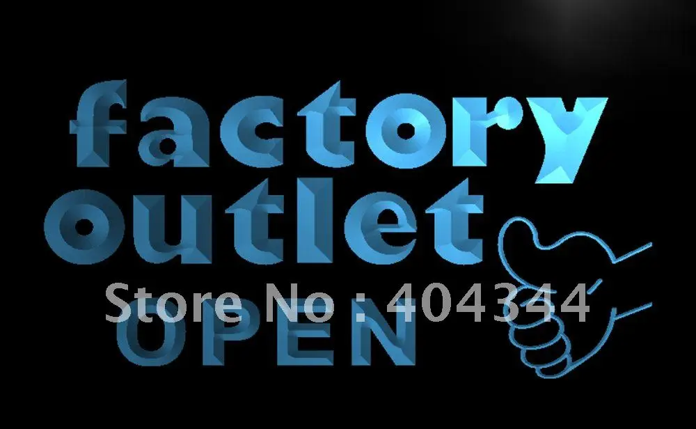 LB954- Factory Outlet Open Advertising Light Sign