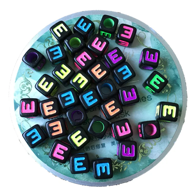 Factory Price Single Initial E Printing Sqaure Acrylic Letter Beads 1900PCS 7*7MM 3D Cube Plastic Alphabet Jewelry Spacer Beads
Factory Price Single Initial E Printing Sqaure Acrylic Letter Beads 1900PCS 7*7MM 3D Cube Plastic Alphabet Jewelry Spacer Beads