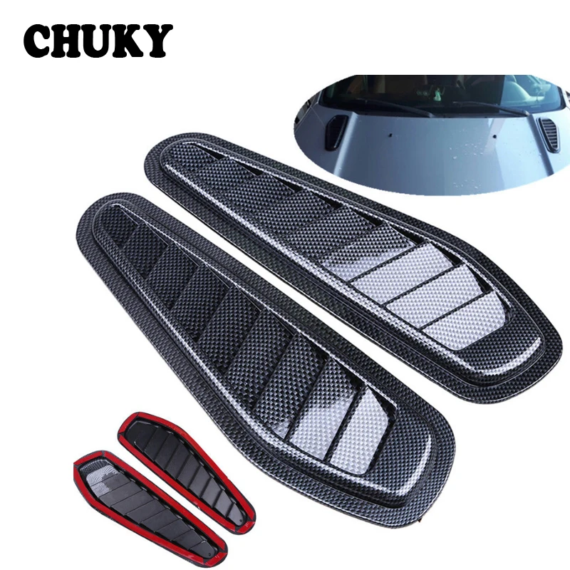 CHUKY Universal Car Decorative Carbon Fiber Stickers Air outlet Hood Vent Bonnet Cover For Audi A3 A4 B7 B8 B6 A6 C6 C5 Nissan
CHUKY Universal Car Decorative Carbon Fiber Stickers Air outlet Hood Vent Bonnet Cover For Audi A3 A4 B7 B8 B6 A6 C6 C5 Nissan