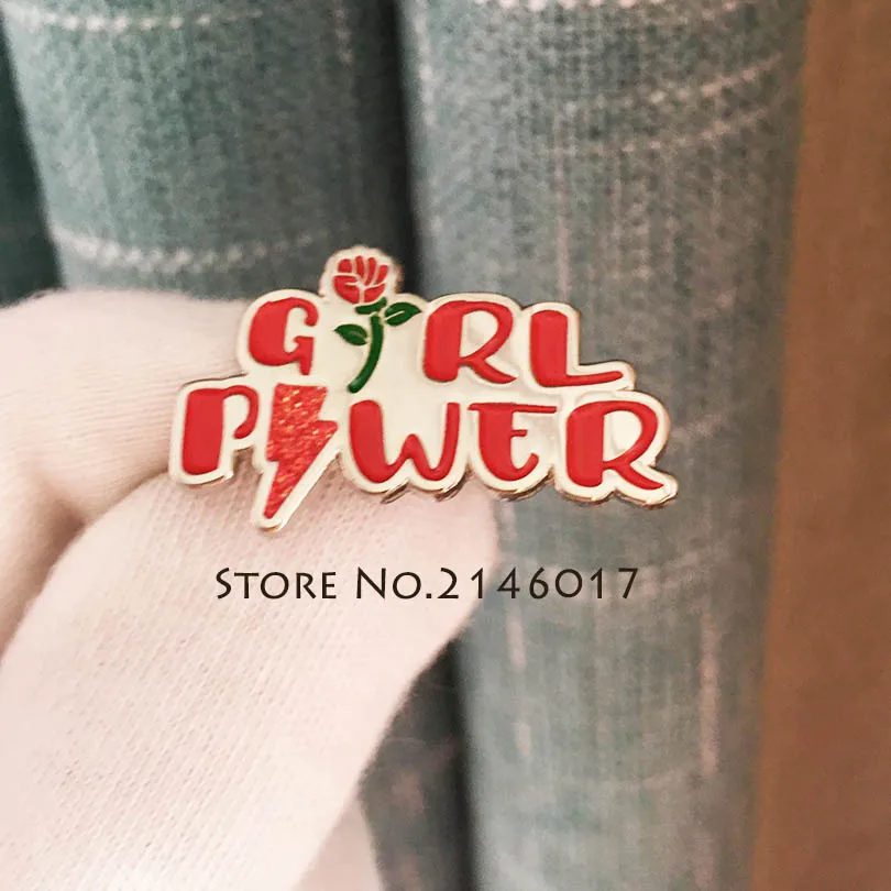 30mm Girl Power Female Pin Brooch Red Rose Feminism Women's Feminist Motivational Custom Soft Enamel Lapel Pin Glitter Badge
30mm Girl Power Female Pin Brooch Red Rose Feminism Women's Feminist Motivational Custom Soft Enamel Lapel Pin Glitter Badge