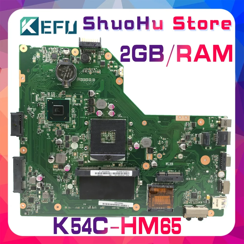 KEFU K54C Motherboard For ASUS K54C X54C K54L Laptop Motherboard REV2.1 2GB/RAM Tested 100% Work Original Mainboard
KEFU K54C Motherboard For ASUS K54C X54C K54L Laptop Motherboard REV2.1 2GB/RAM Tested 100% Work Original Mainboard