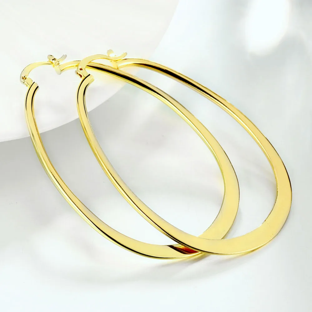 LJ&OMR New List Trendy Jewelry Accessories Luxury Gold Plating Earrings Egg U Shape Round Earrings for Women
LJ&OMR New List Trendy Jewelry Accessories Luxury Gold Plating Earrings Egg U Shape Round Earrings for Women