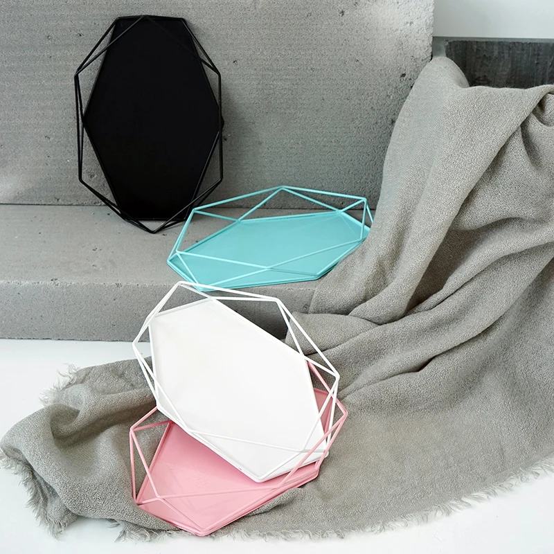 Wedding cake decoration tray Geometric storage tray Jewelry tray Macarons dessert tray
Wedding cake decoration tray Geometric storage tray Jewelry tray Macarons dessert tray