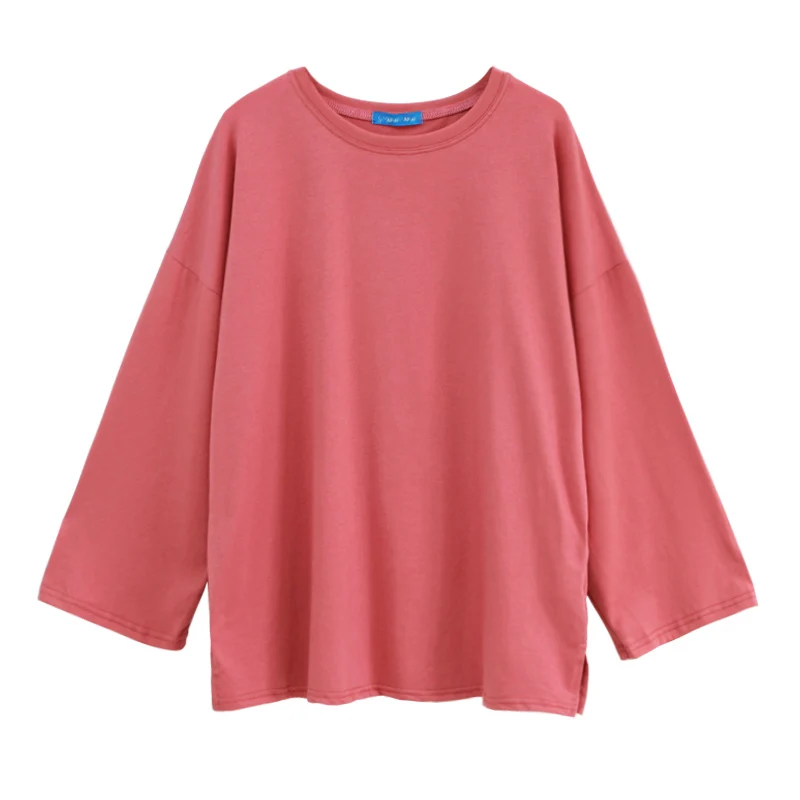 Korean Base T Shirts Womens Tops Loose Long Sleeve T-shirts Female Plus Size Women Clothing Casual Cotton T-shirt For Women
Korean Base T Shirts Womens Tops Loose Long Sleeve T-shirts Female Plus Size Women Clothing Casual Cotton T-shirt For Women
