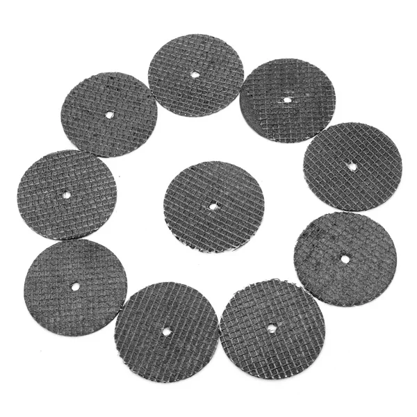 10pcs 32mm Resin Cutting Disc Grinding Wheel Abrasive Cutting Discs Mini Drill For Rotary Tool Accessories + 1pc Mandrels 
10pcs 32mm Resin Cutting Disc Grinding Wheel Abrasive Cutting Discs Mini Drill For Rotary Tool Accessories + 1pc Mandrels