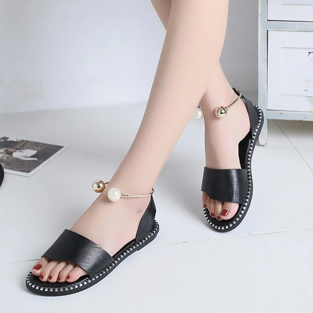 2020 Zapatos Mujer Fashion Rome Slip-On Women Sandals Flip Flops Solid Round Toe Pearl Buckle Causal Sandals Shoes
2020 Zapatos Mujer Fashion Rome Slip-On Women Sandals Flip Flops Solid Round Toe Pearl Buckle Causal Sandals Shoes