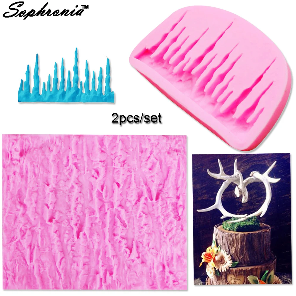 10PCS/SET Tree Bark Icicle Design Shape Shape Food-grade Silicone Mold Fondant Cake Decoration Mold Chocolate Mold C114
10PCS/SET Tree Bark Icicle Design Shape Shape Food-grade Silicone Mold Fondant Cake Decoration Mold Chocolate Mold C114