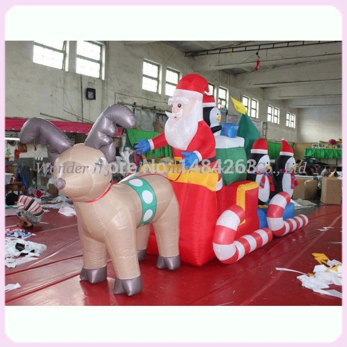 High quality large 23ft popular christmas decoration outdoor natale christmas inflatables Santa tractor
High quality large 23ft popular christmas decoration outdoor natale christmas inflatables Santa tractor
