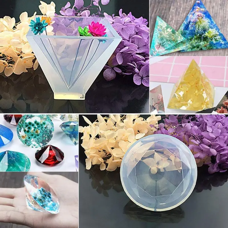1 Set Large Clear DIY Silicone Molds for Resin, Soap, Wax etc, Epoxy Resin Mold Including Cube, Pyramid,Sphere,Diamond, Stone Re
1 Set Large Clear DIY Silicone Molds for Resin, Soap, Wax etc, Epoxy Resin Mold Including Cube, Pyramid,Sphere,Diamond, Stone Re