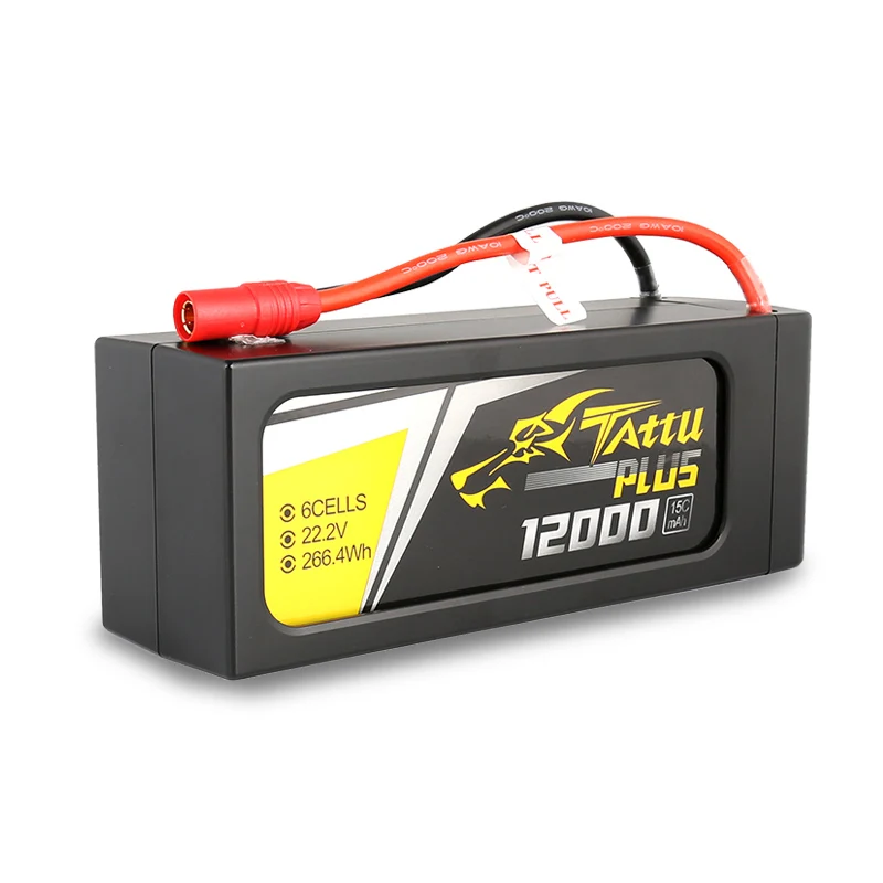 Умная батарея TATTU PLUS 12000 мАч 15C 22 2 в 6S1P 6S FPV Lipo с разъемом AS150 для радиоуправляемого