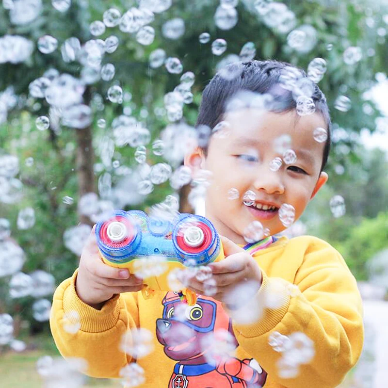 2018 автоматический blow bubble camera игрушечный телескоп электропистолет для мыльных