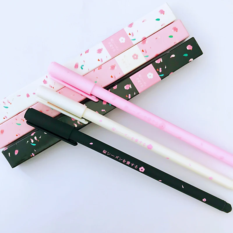 Elegant Sakura Gel Pen Rollerball Pen School Office Supply Student Stationery Black Ink 0.38mm
Elegant Sakura Gel Pen Rollerball Pen School Office Supply Student Stationery Black Ink 0.38mm