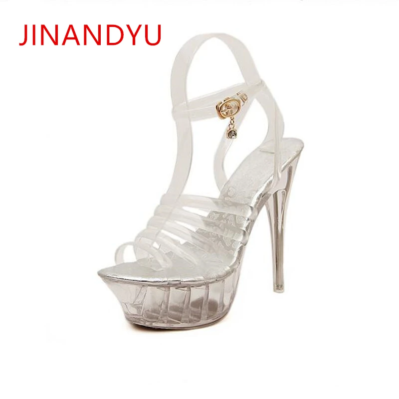 Steel Pipe Dance Crystal Shoes Chunky Sandals Platform Transparent Sandals High Heel 14CM 2019 New Female Transparent Shoe
Steel Pipe Dance Crystal Shoes Chunky Sandals Platform Transparent Sandals High Heel 14CM 2019 New Female Transparent Shoe